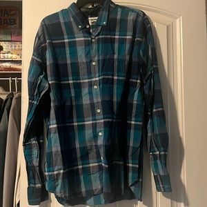 Old Navy Blue Men’s Slim Fit Flannel